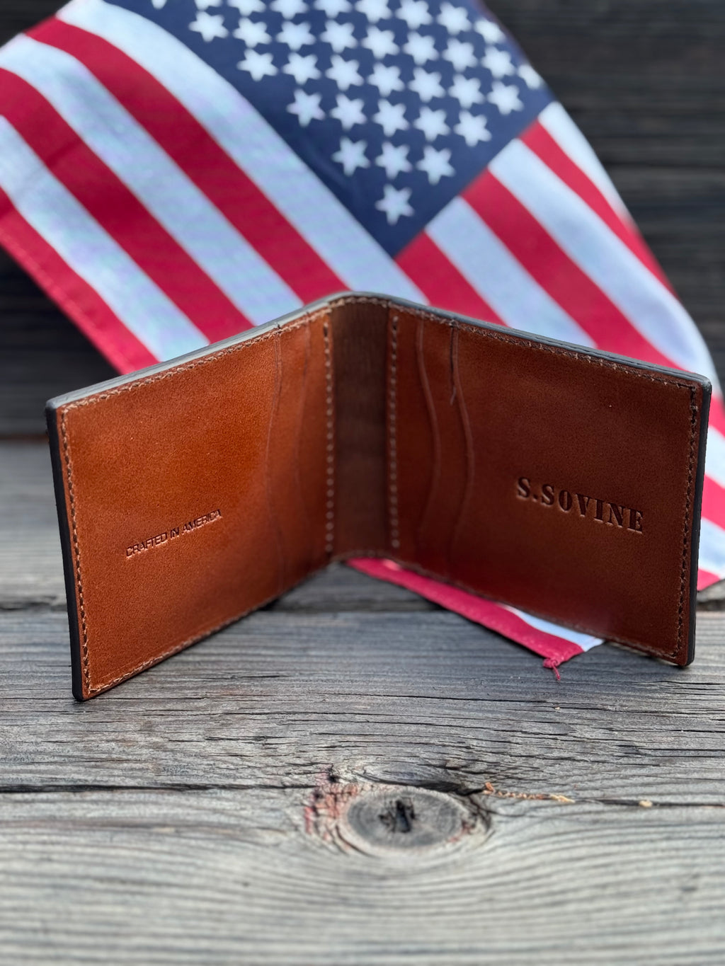 Heritage Bifold / Engraved Handmade in the USA Premium Leather Wallet