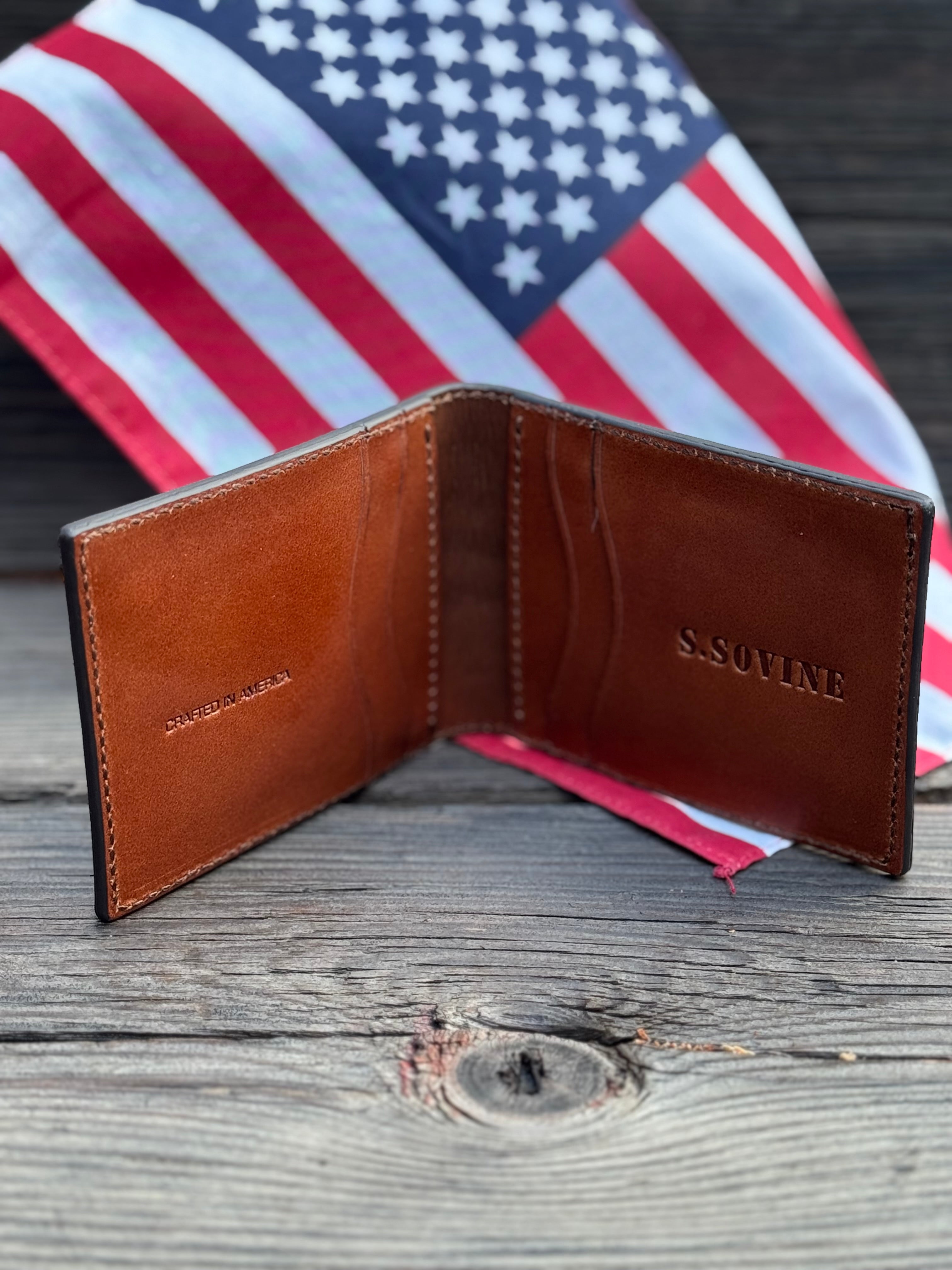 Heritage Bifold / Engraved Handmade in the USA Premium Leather Wallet