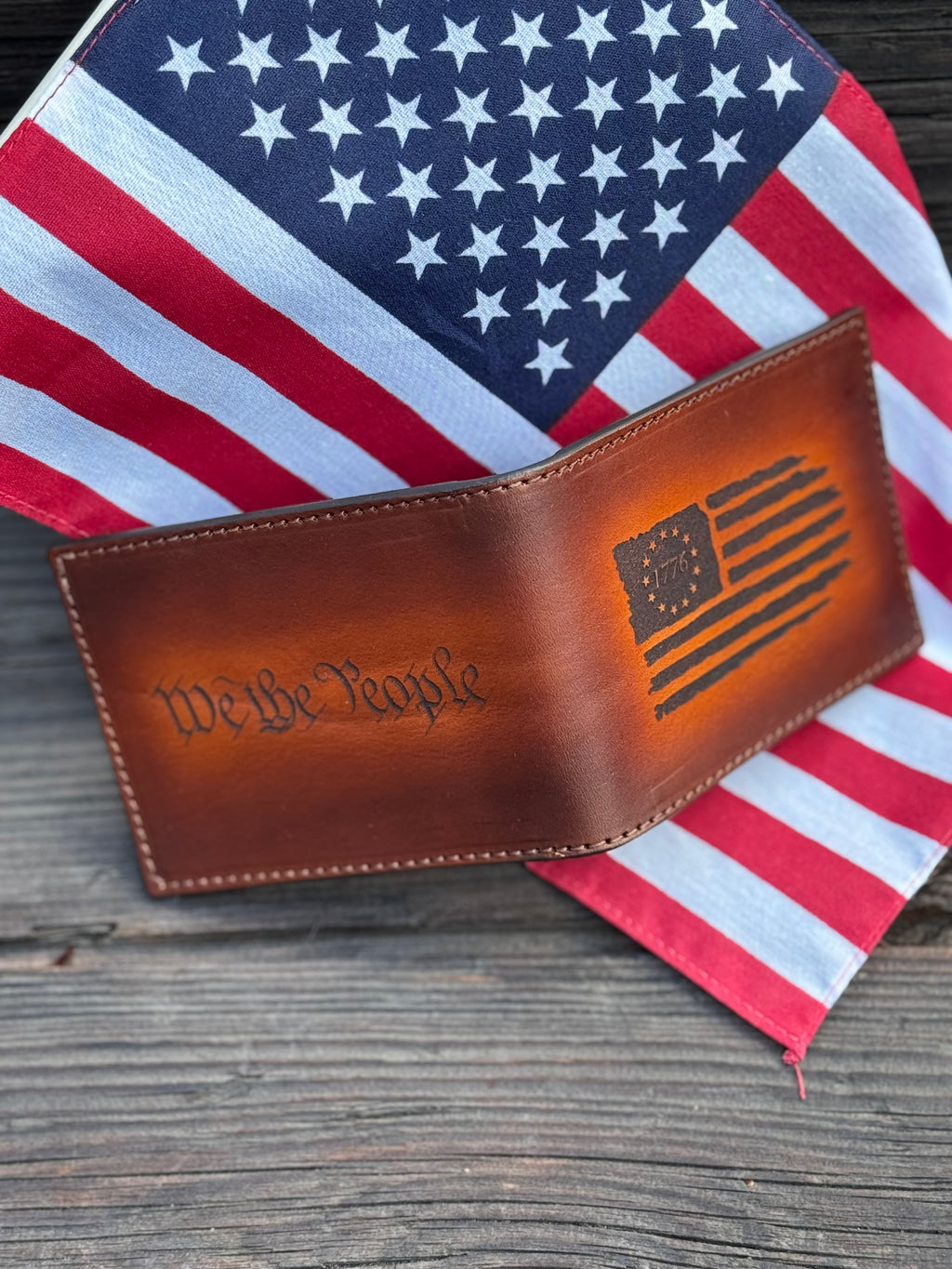 Heritage Bifold / Engraved Handmade in the USA Premium Leather Wallet