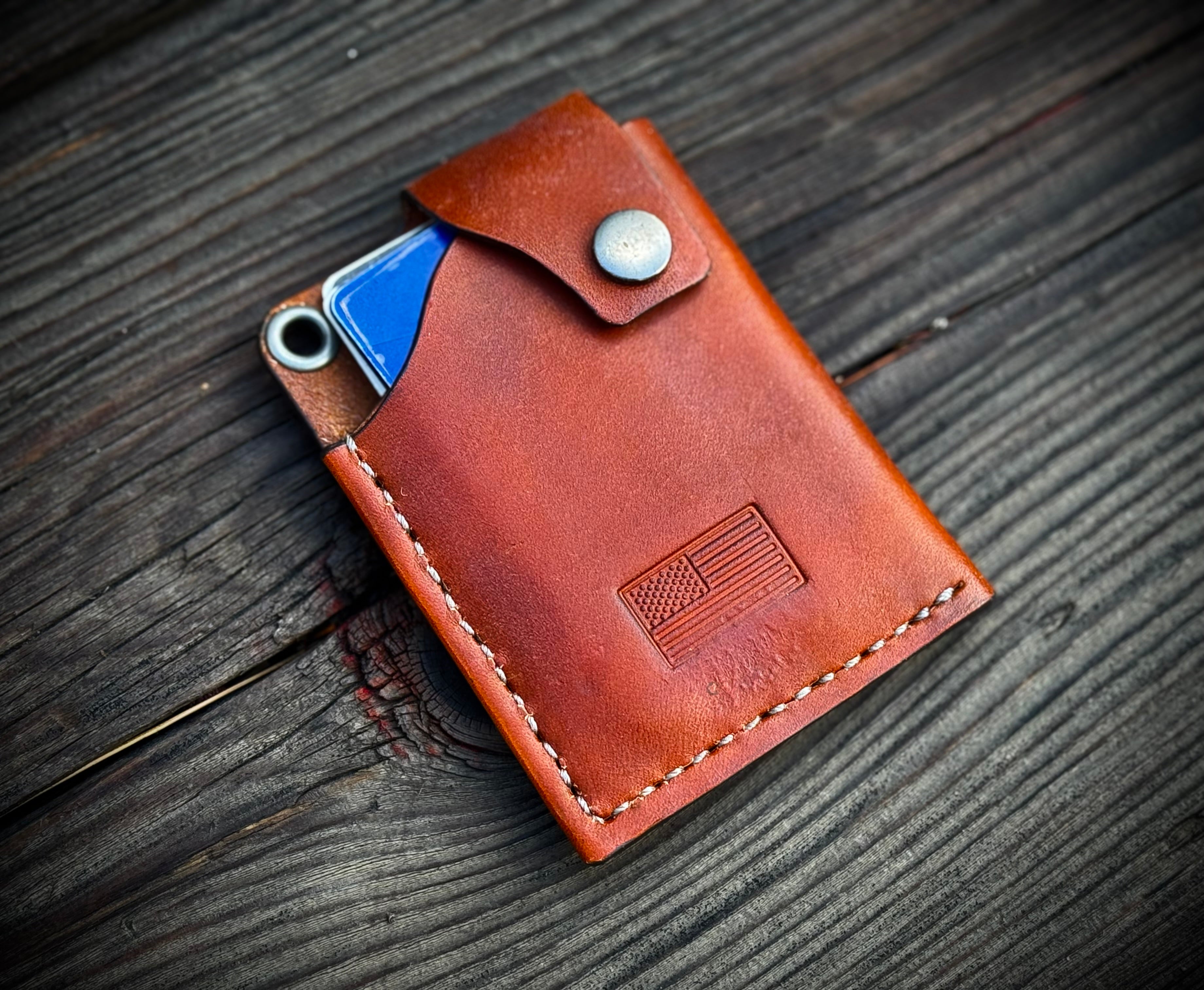 Montana Mini - Minimalist Leather Credit Card Holder