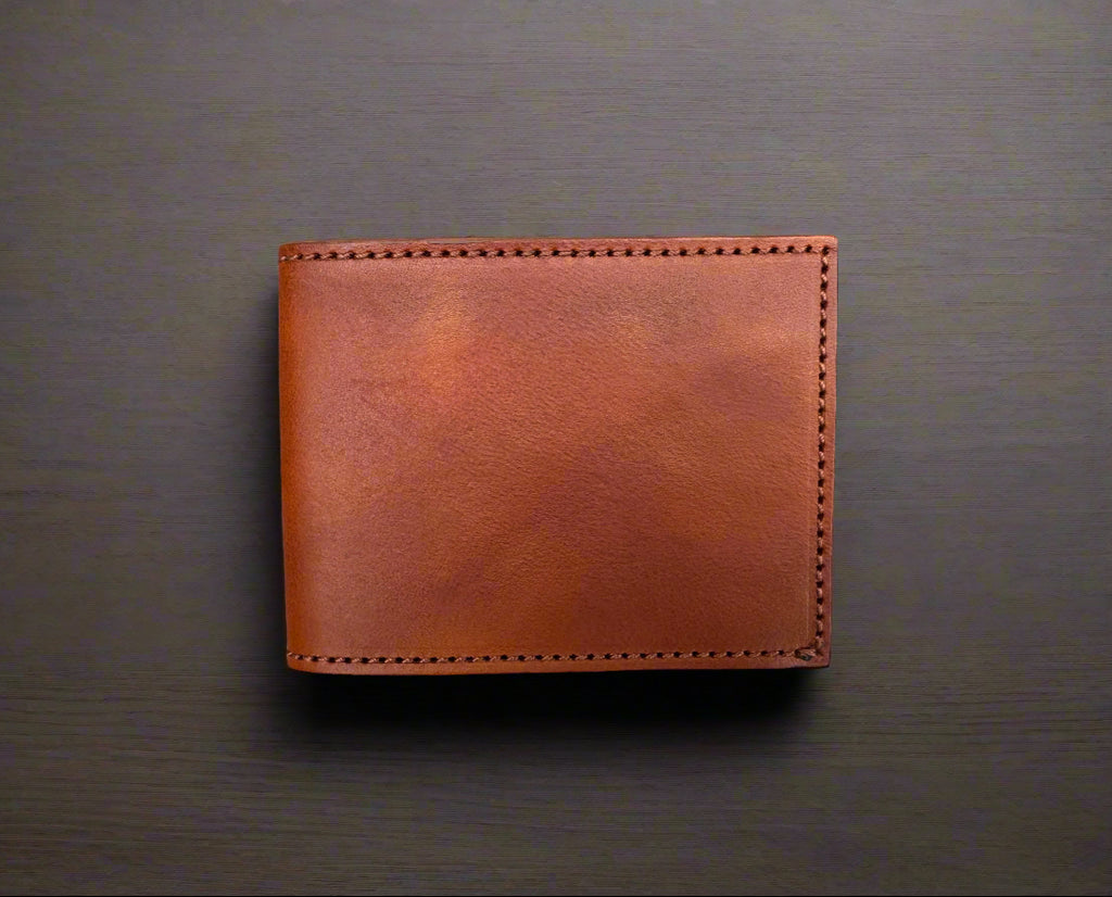 Bourbon Bifold - Clean and Classy Premium Veg Leather Wallet - Made in the USA