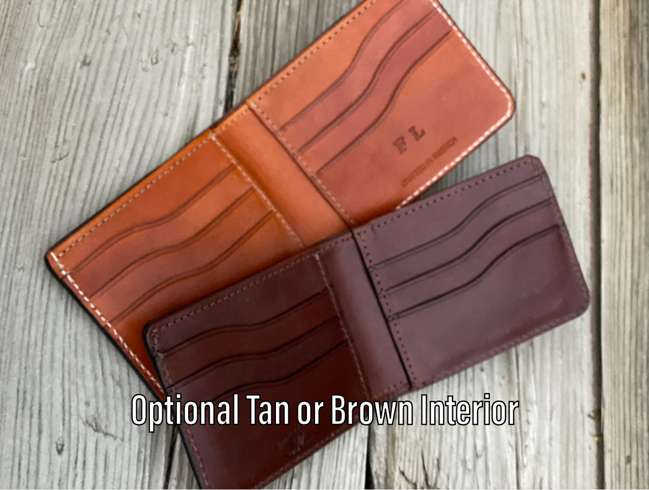 Patriot Gear - Don't Tread on Me / We The People / Betsy Ross Flag Hand Tooled and Engraved Handmade Bifold Wallet