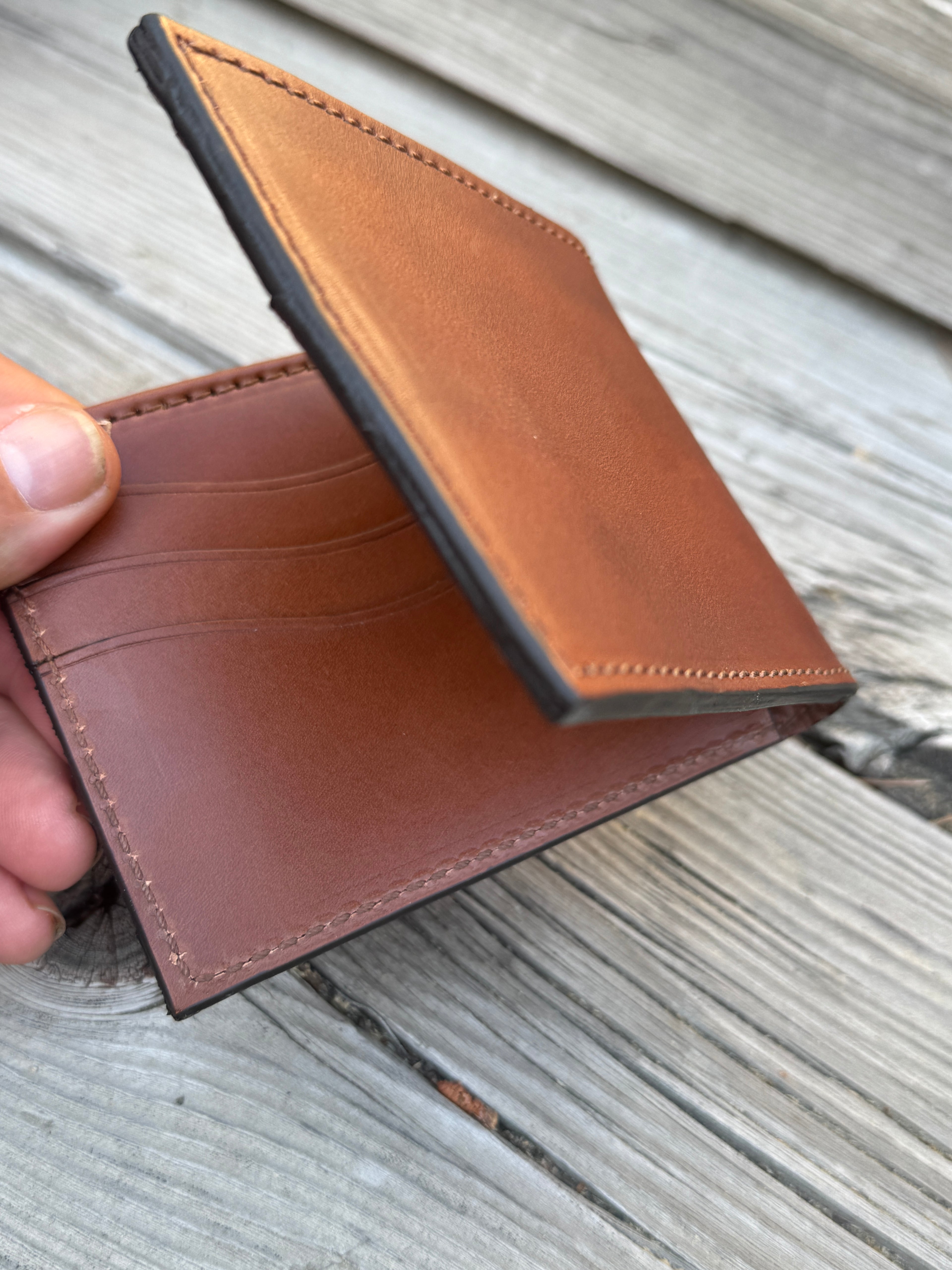 Liberty Eagle Wallet - Hand Tooled and Made in the USA