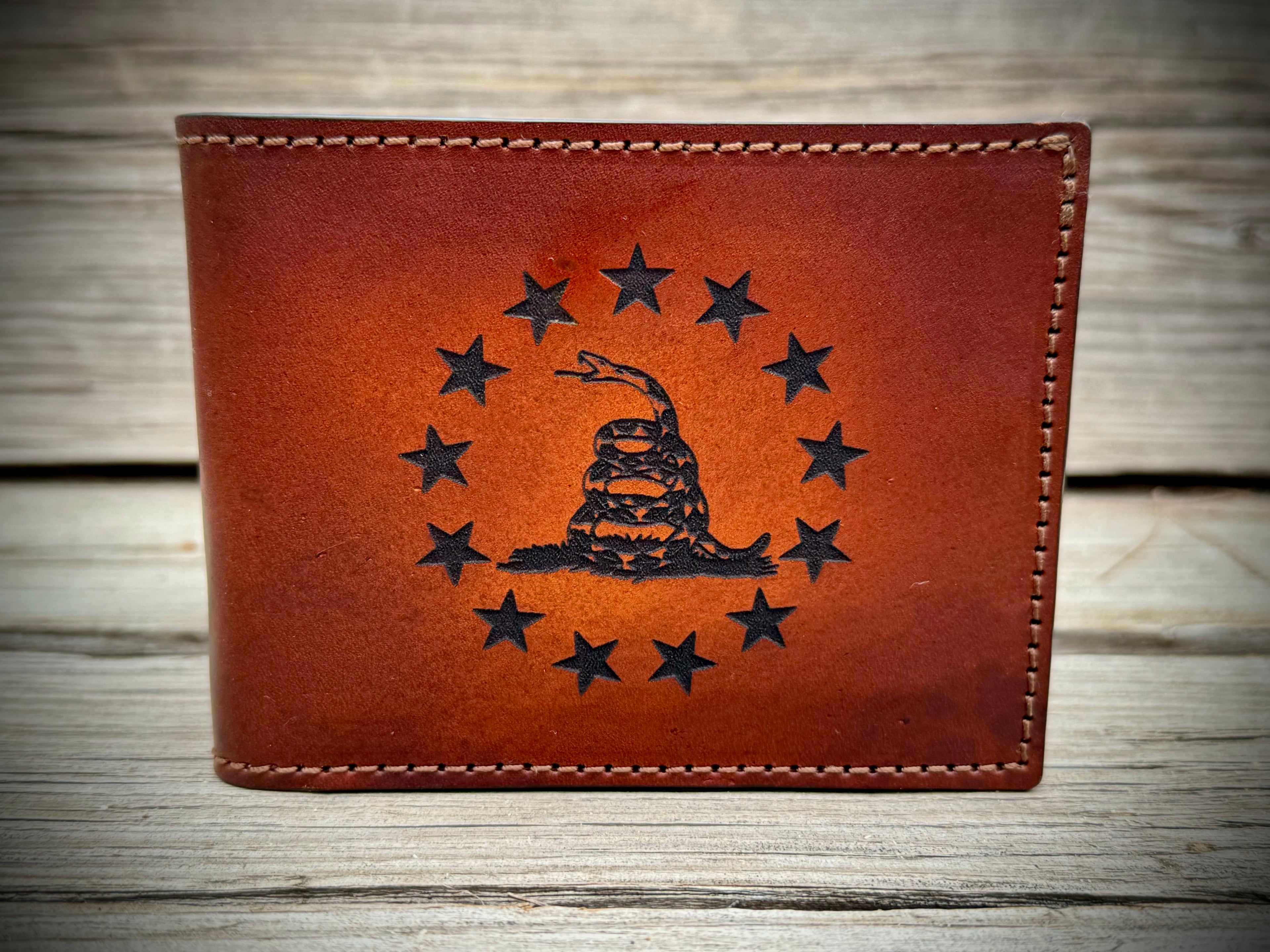 An Appeal To Heaven - American Patriot Heritage - Engraved Premium Bifold Wallet